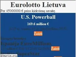 Sites similar to eurooppalotto.lt