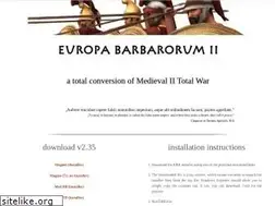 Sites similar to europabarbarorum.com
