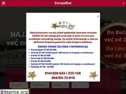 Sites similar to europabus.rs