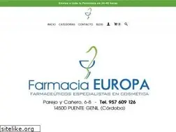 Sites similar to europadermofarmacia.com