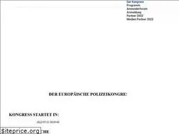 Sites similar to europaeischer-polizeikongress.de