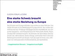 Sites similar to europaforum.ch