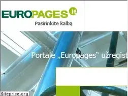 Sites similar to europages.lt