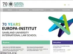 Sites similar to europainstitut.de
