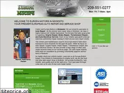 Sites similar to europamotorsmodesto.com