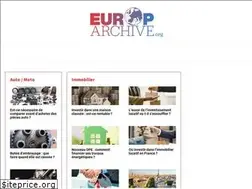 Sites similar to europarchive.org