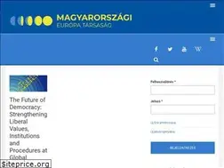 Sites similar to europatarsasag.hu