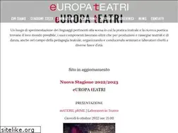 Sites similar to europateatri.it