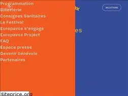 Sites similar to europavoxfestivals.com