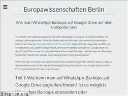 Sites similar to europawissenschaften-berlin.de