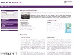 Sites similar to europaworld.com