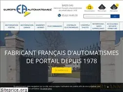 Sites similar to europe-automatismes.com