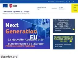 Sites similar to europe-en-aquitaine.fr