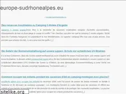 Sites similar to europe-sudrhonealpes.eu