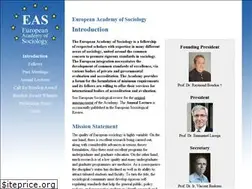 Sites similar to european-academy-sociology.eu