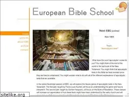 Sites similar to european-bible-school.org
