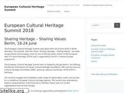 Sites similar to european-cultural-heritage-summit.eu