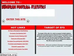 Sites similar to european-football-statistics.co.uk
