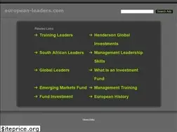 Sites similar to european-leaders.com