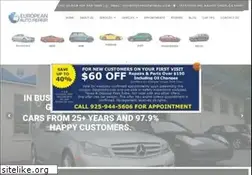 Sites similar to europeanautorepairwalnutcreek.com