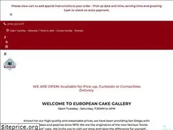 Sites similar to europeancakegallery.com