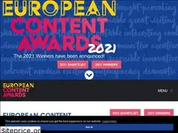Sites similar to europeancontentawards.com