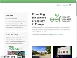 Sites similar to europeanecology.org