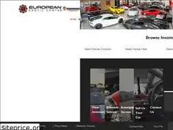 Sites similar to europeanexoticcenter.com