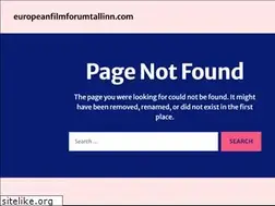 Sites similar to europeanfilmforumtallinn.com