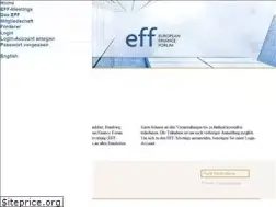 Sites similar to europeanfinanceforum.org