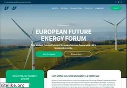 Sites similar to europeanfutureenergyforum.com