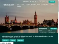Sites similar to europeanhotellondon.com