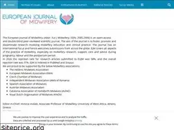 Sites similar to europeanjournalofmidwifery.eu