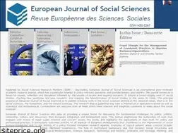 Sites similar to europeanjournalofsocialsciences.com