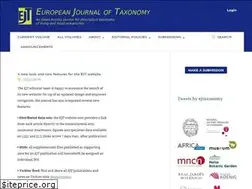 Sites similar to europeanjournaloftaxonomy.eu
