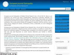 Sites similar to europeanjournalosteopathy.com