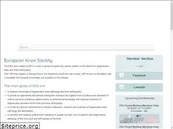 Sites similar to europeankneesociety.com