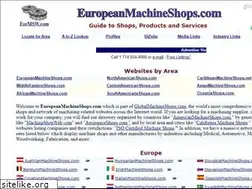 Sites similar to europeanmachineshops.com