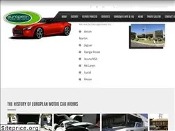 Sites similar to europeanmotorcarworks.com