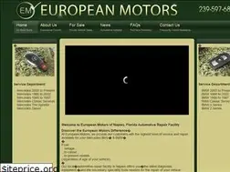 Sites similar to europeanmotorsofnaples.com