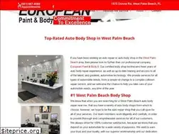 Sites similar to europeanpaintandbody.com