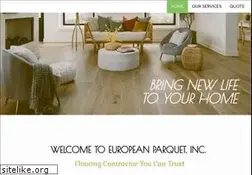 Sites similar to europeanparquet.com