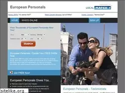 Sites similar to europeanpersonals.org