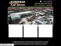 Sites similar to europeanplantservices.com