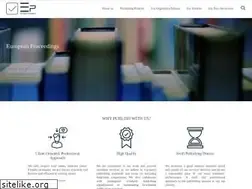 Sites similar to europeanproceedings.com