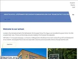 Sites similar to europeanschoolthehague.nl