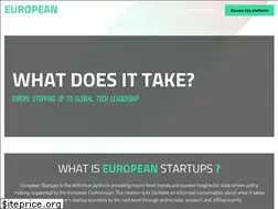 Sites similar to europeanstartups.co