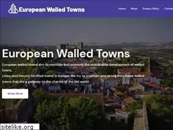 Sites similar to europeanwalledtowns.org