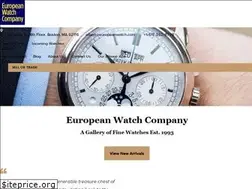 Sites similar to europeanwatch.com