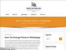 Sites similar to europeasiamarathon.org